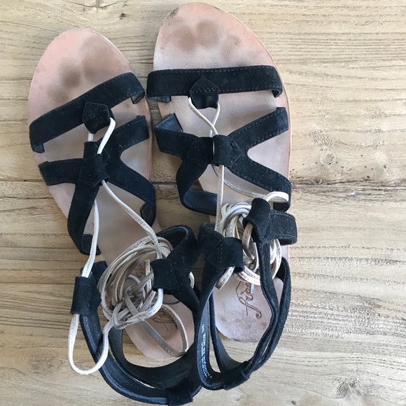 Free People lace up sandals - Picture 4 of 6